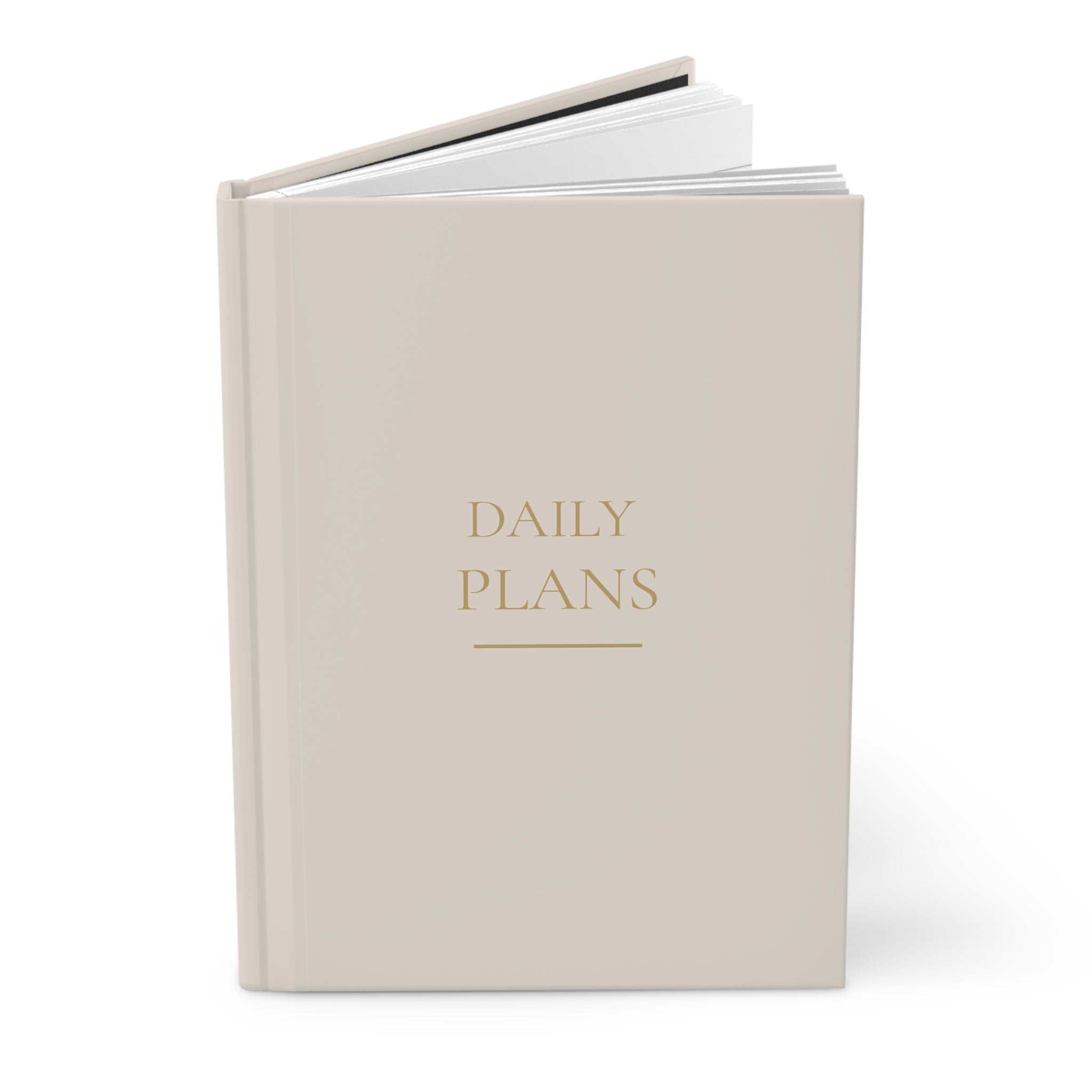 Daily Plans – Minimalist Spiral Notebook