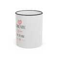 Create Your Future Accent Rim Mug — Inspirational Coffee Cup (11oz/15oz)