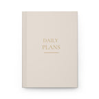 Daily Plans – Minimalist Spiral Notebook