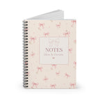 Little Notes & Pretty Things – Coquette Spiral Notebook