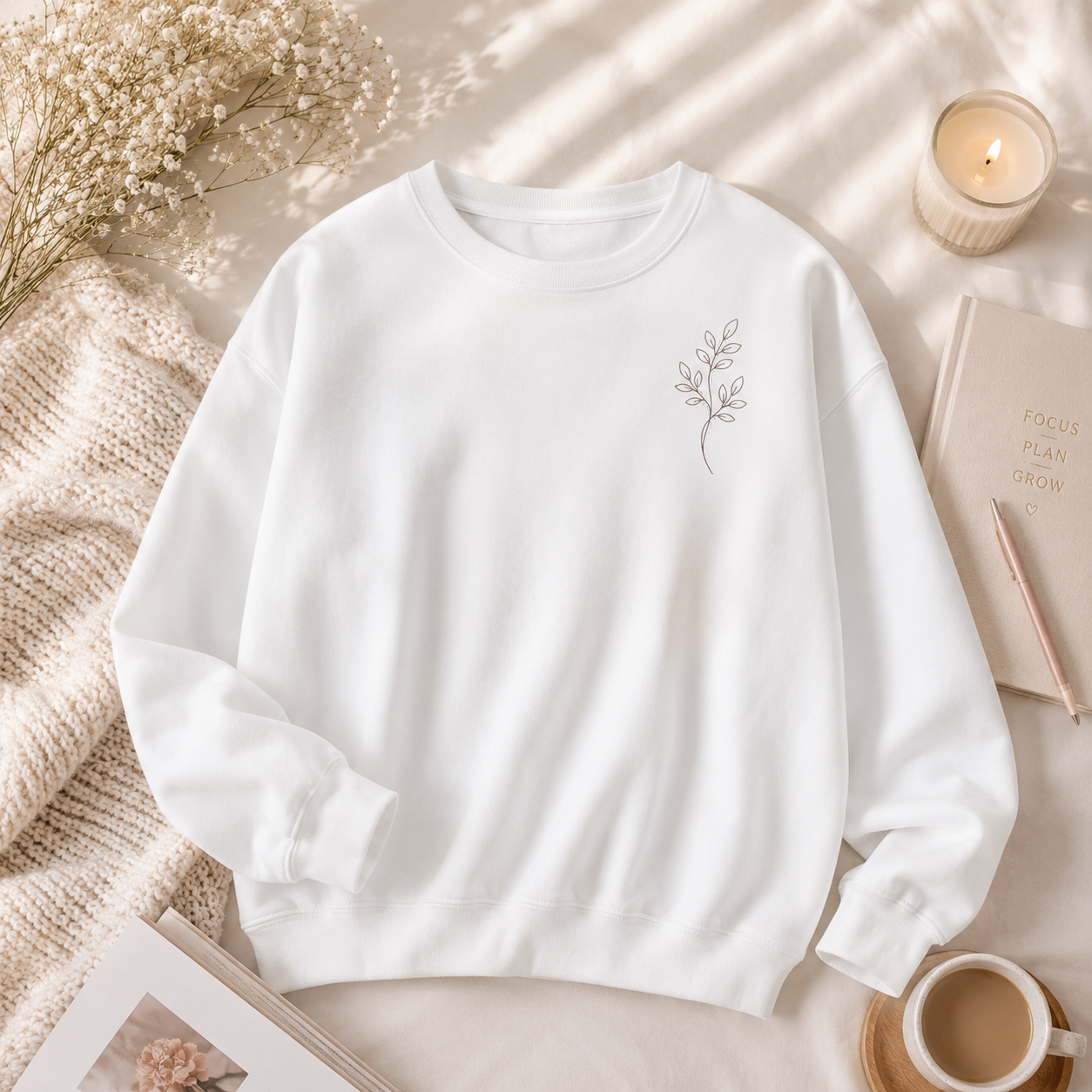 Bloom in Peace Crewneck